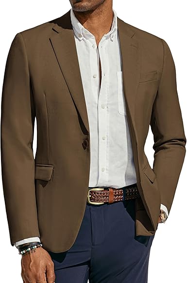 PJ PAUL JONES Men's Lightweight Sport Coat Casual One Button Blazer